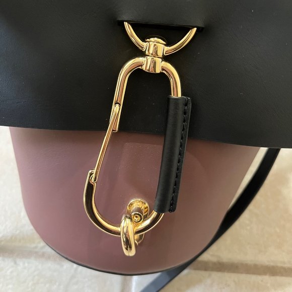 Zac Posen Belay Crossbody- French Roast/black colorblock - Picture 4 of 7